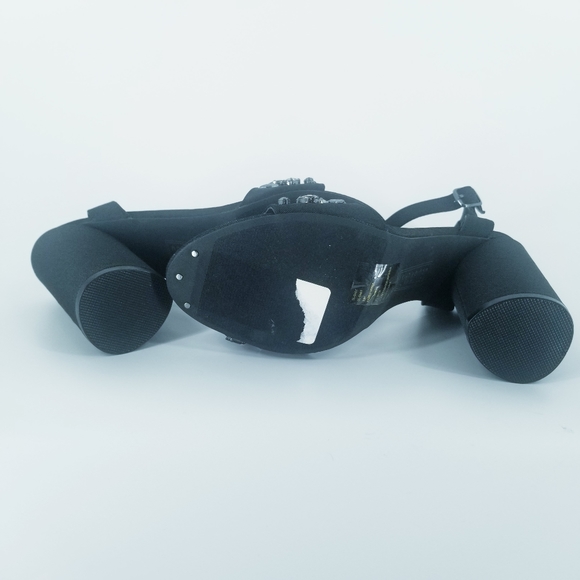 Design Lab by Lord&Taylor rhinestone sandals sz 10 - Picture 2 of 8